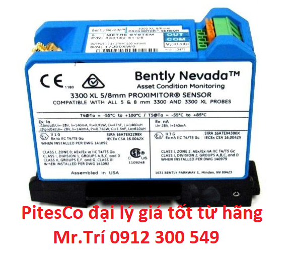 330180-51-05 Bently Nevada Vietnam - đại lý Proximitor Sensor Bently Nevada tại Vietnam new 100% USA origin