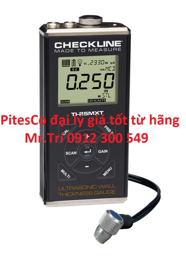 TI-25MXT Checkline Máy đo độ dày tường siêu âm Thru-Paint hãng Checkline