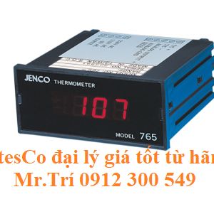 765 Jenco Việt Nam - Digital panel thermometer Jenco việt nam phạm vi đo từ -50,0 đến 199,9 °C cặp nhiệt điện PT-100 RTD's và J, K, T đầu ra khác