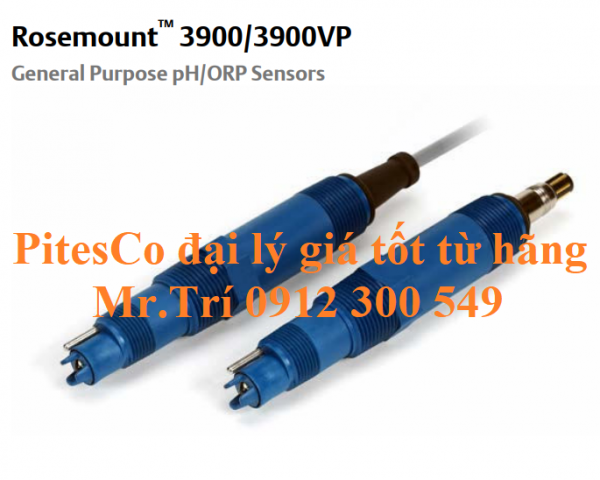 3900VP-01-10 Rosemount PH sensor  - Đại lý Rosemount Vietnam