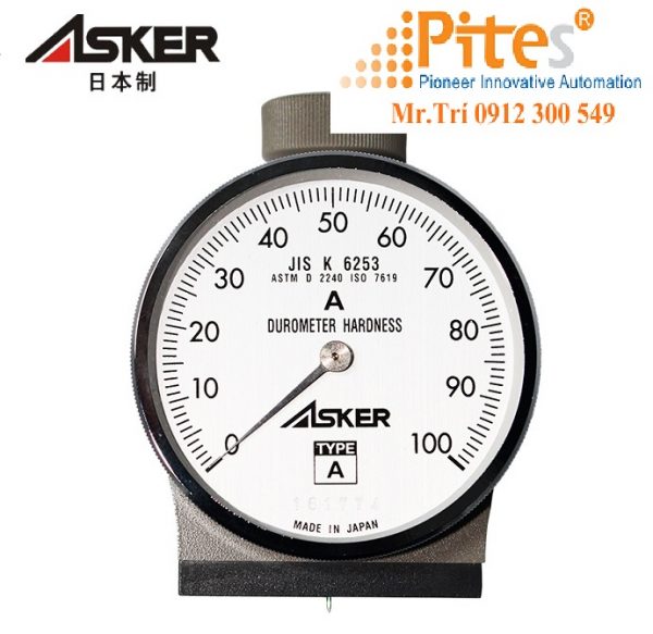 Asker Viet Nam - Đồng hồ đo độ cứng JIS K 6253 Type A Asker Viet Nam - ASKER Durometer Type AThe Type A Durometer for general rubber