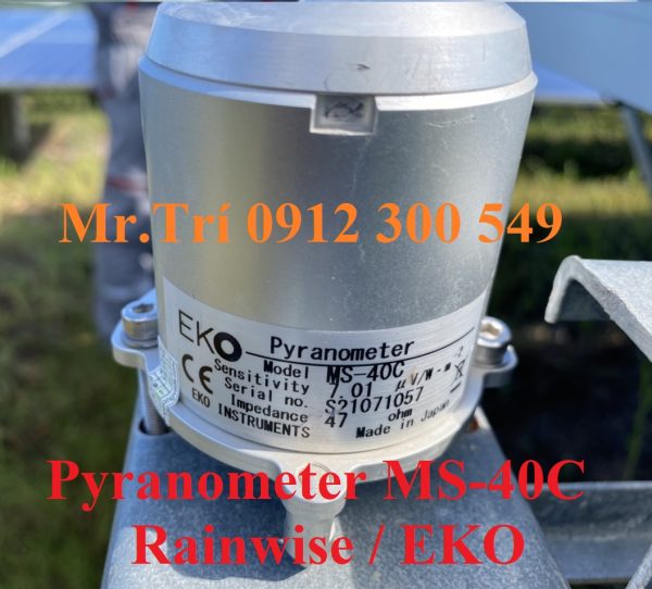 Pyranometer MS-40C Rainwise EKO instruments việt nam - cảm biến bức xạ mặt trời MS-40C hãng Rainwise EKO instruments việt nam
