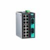 đại lý Moxa vietnam Thiết bị chuyển mạch mạng Ethernet EDS-316-SS Unmanaged Switch Moxa giá rẻ , Bộ chuyển mạch Ethernet 15 cổng, EDS-316-M-SC