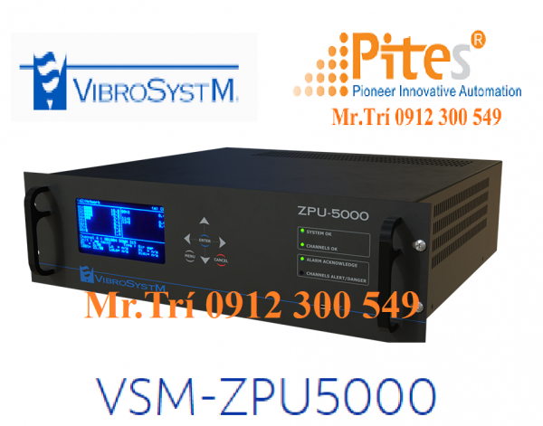 Bộ xử lý ZOOM VSM-ZPU5000 Vibrosystm Việt Nam - ZOOM Processing Unit - ZPU-5000 Multi-channel processing instrumentation & monitoring / protection unit